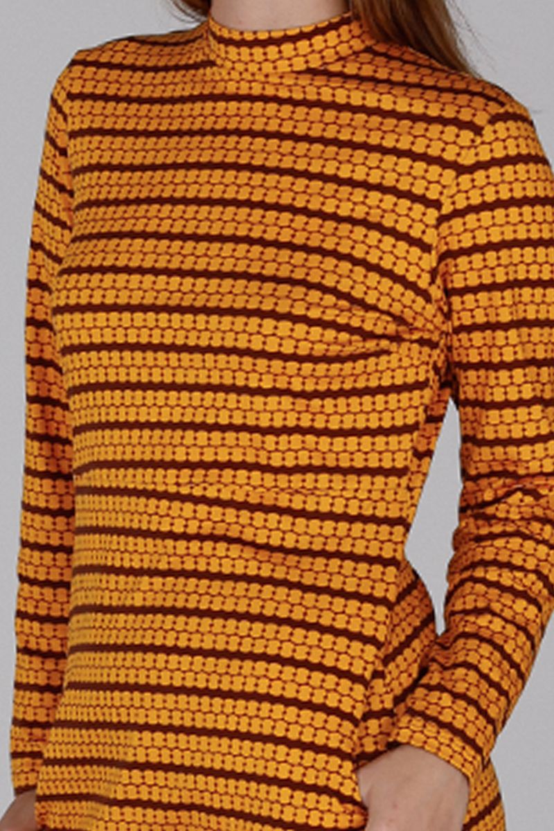 Gerd gul bomullskjole