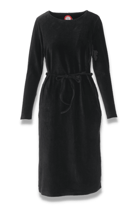 Hovedbilde Chloe sort kjole i babycord