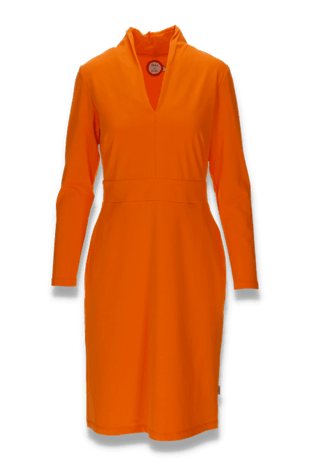 Hovedbilde Gullbjørg oransje basiskjole