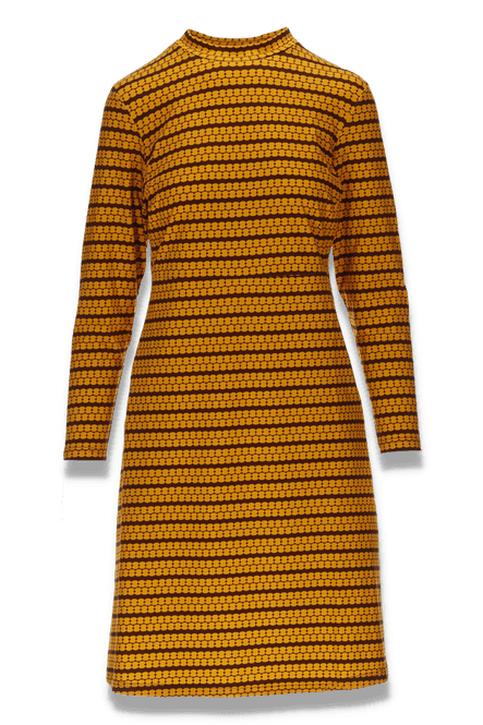 Hovedbilde Gerd gul bomullskjole