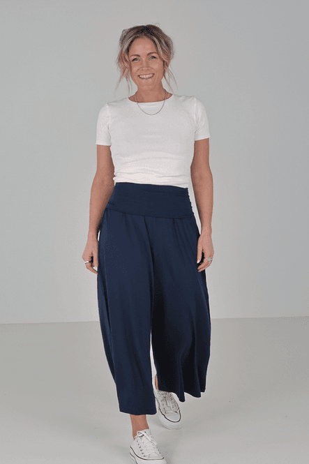 Hovedbilde Blå high water wide leg ...