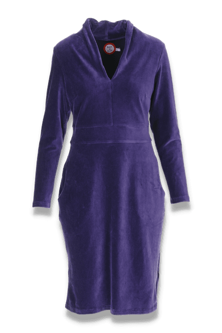 Hovedbilde Elsi mørk lilla basiskjole