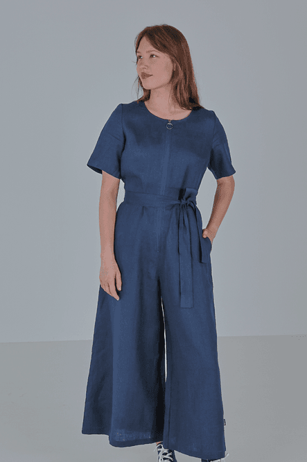 Hovedbilde Laura marineblå jumpsuit