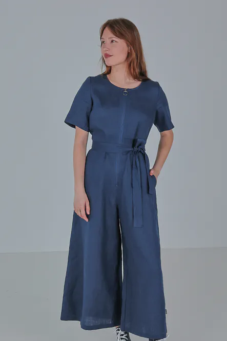 Hovedbilde Laura marineblå jumpsuit