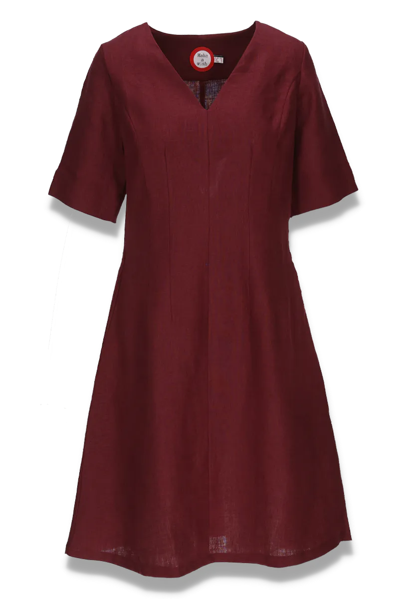 Heidi plum linkjole