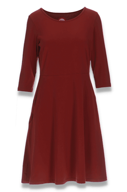 Hovedbilde Denise burgunder basiskjole