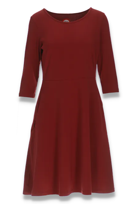 Hovedbilde Denise burgunder basiskjole
