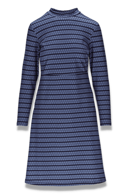 Hovedbilde Gerd blå bomullskjole