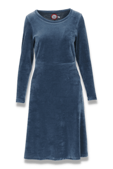 Hovedbilde Barbro basiskjole i støvblå ...